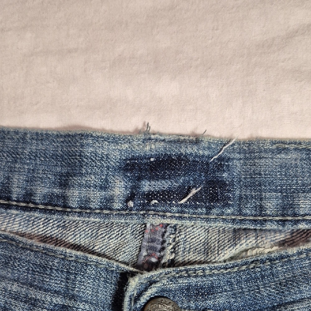 Polo Ralph Lauren Blue Boyfriend Jeans with Red Accents - Picture 14 of 16
